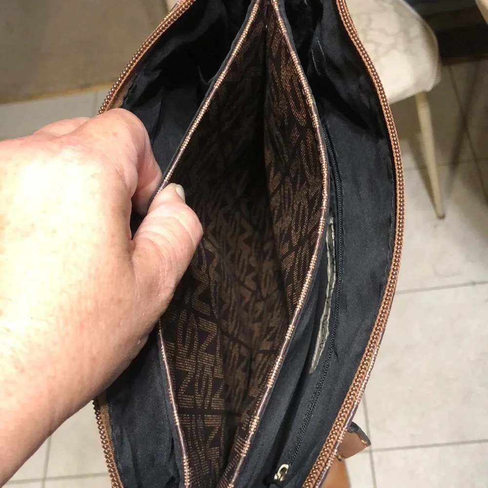 Stephanie Nicole Brown Crossbody Bag